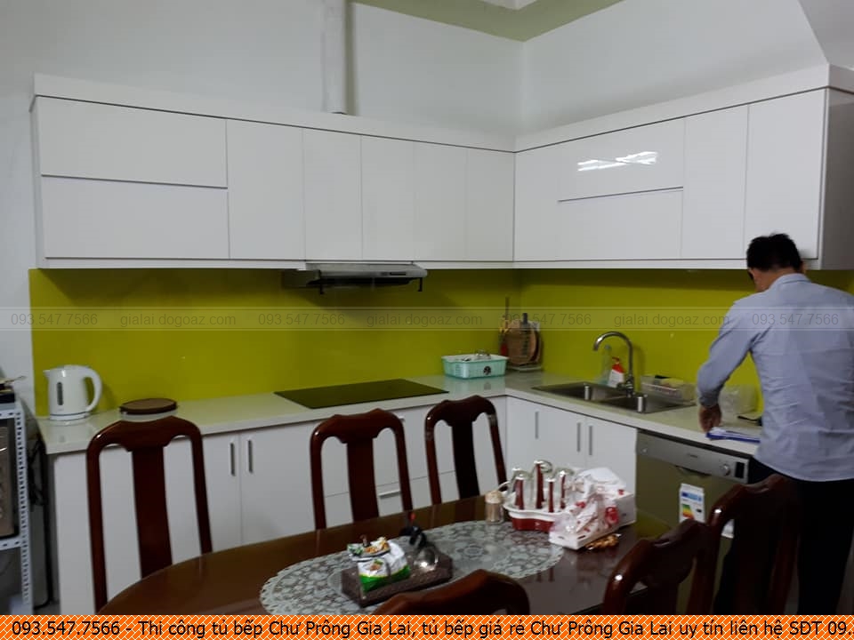 Thi công tủ bếp Chư Prông Gia Lai, tủ bếp giá rẻ Chư Prông Gia Lai uy tín liên hệ SĐT 09.3547.7566