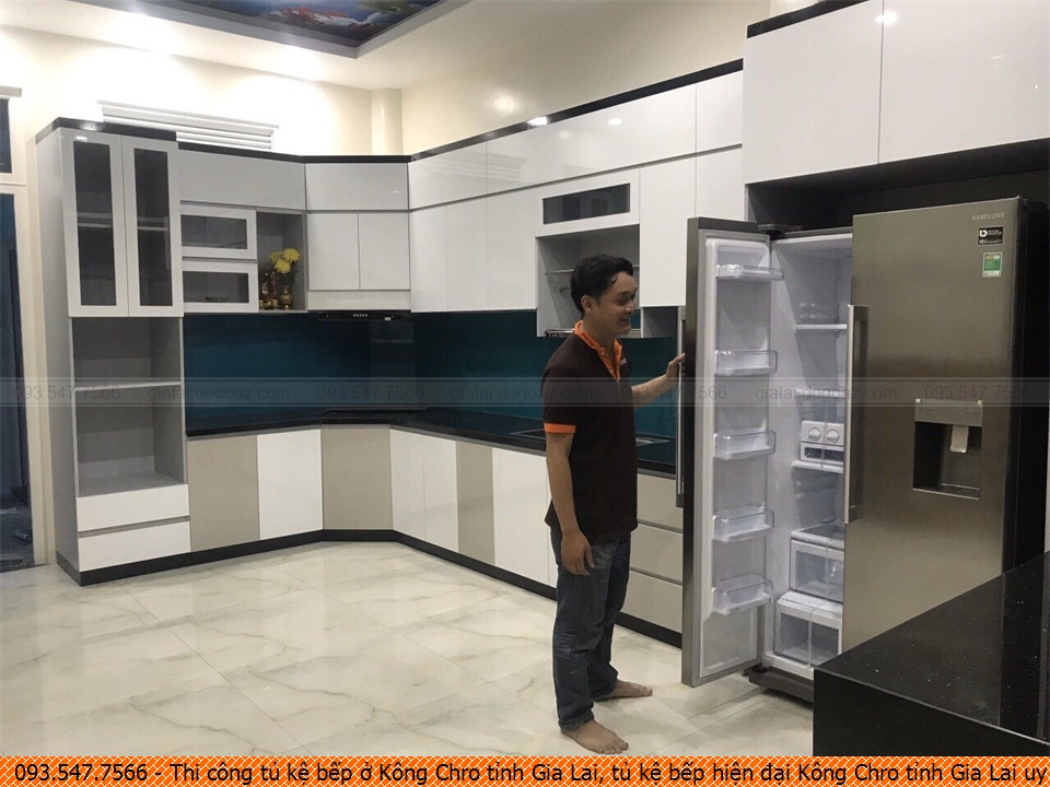 Thi công tủ kệ bếp ở Kông Chro tỉnh Gia Lai, tủ kệ bếp hiện đại Kông Chro tỉnh Gia Lai uy tín liên hệ 0935477566