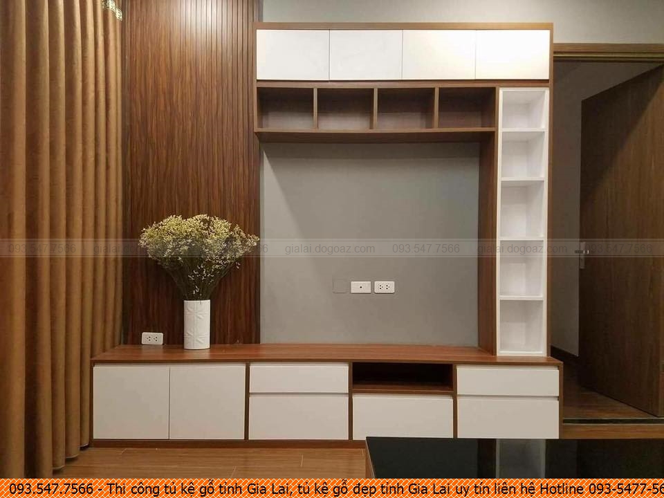 Thi công tủ kệ gỗ tỉnh Gia Lai, tủ kệ gỗ đẹp tỉnh Gia Lai uy tín liên hệ Hotline 093-5477-566