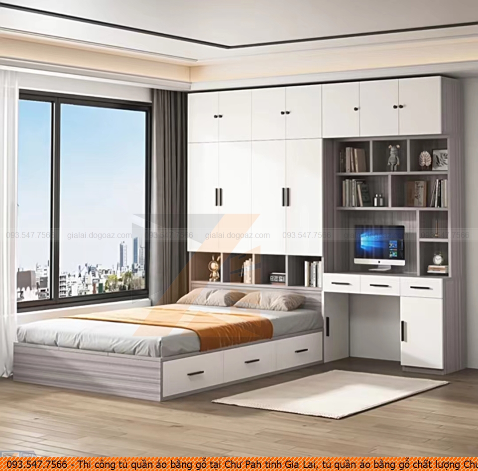 Thi công tủ quần áo bằng gỗ tại Chư Pah tỉnh Gia Lai, tủ quần áo bằng gỗ chất lượng Chư Pah tỉnh Gia Lai uy tín liên hệ 093.54.77.566
