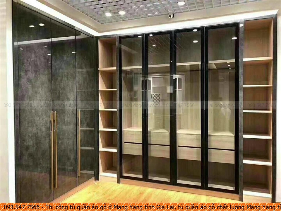 Thi công tủ quần áo gỗ ở Mang Yang tỉnh Gia Lai, tủ quần áo gỗ chất lượng Mang Yang tỉnh Gia Lai uy tín Hotline 09.3547.7566