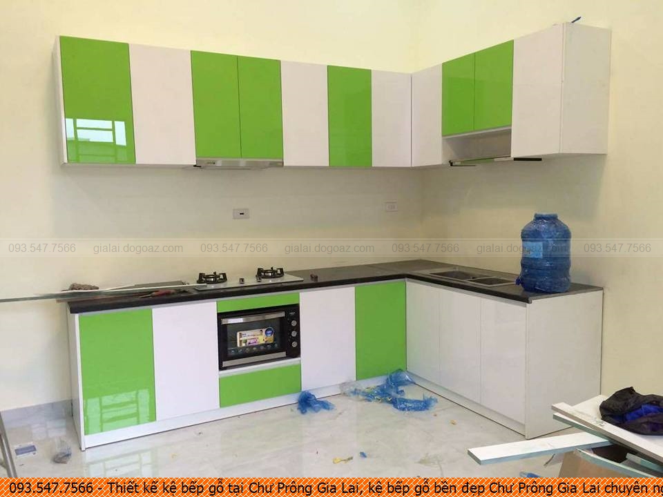 Thiết kế kệ bếp gỗ tại Chư Prông Gia Lai, kệ bếp gỗ bền đẹp Chư Prông Gia Lai chuyên nghiệp liên hệ 093-547-7566