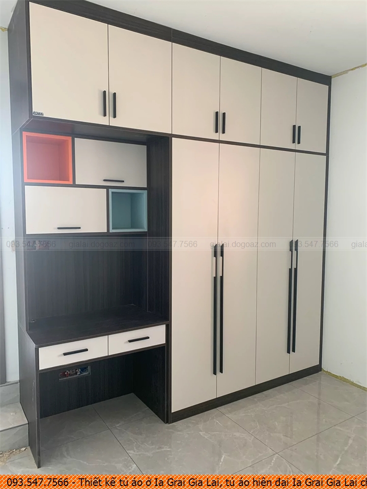 Thiết kế tủ áo ở Ia Grai Gia Lai, tủ áo hiện đại Ia Grai Gia Lai chuyên nghiệp 09.3547.7566