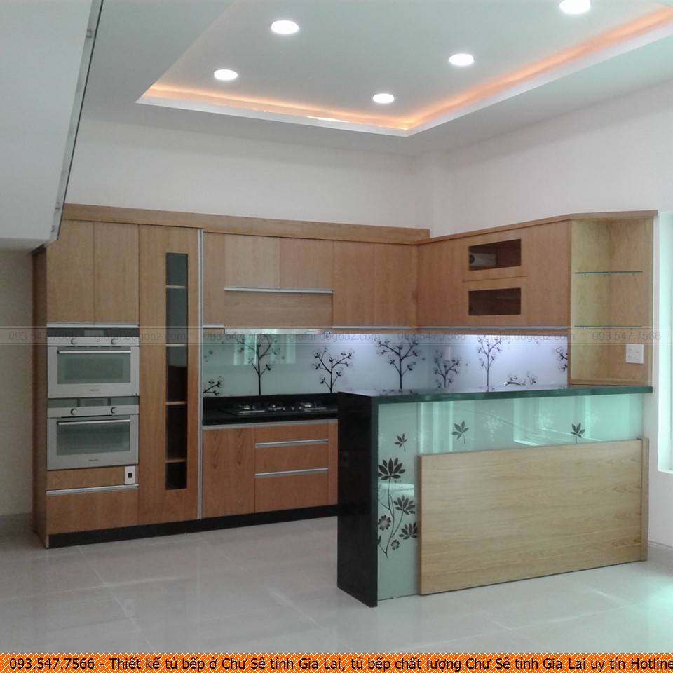 Thiết kế tủ bếp ở Chư Sê tỉnh Gia Lai, tủ bếp chất lượng Chư Sê tỉnh Gia Lai uy tín Hotline 093.547.7566