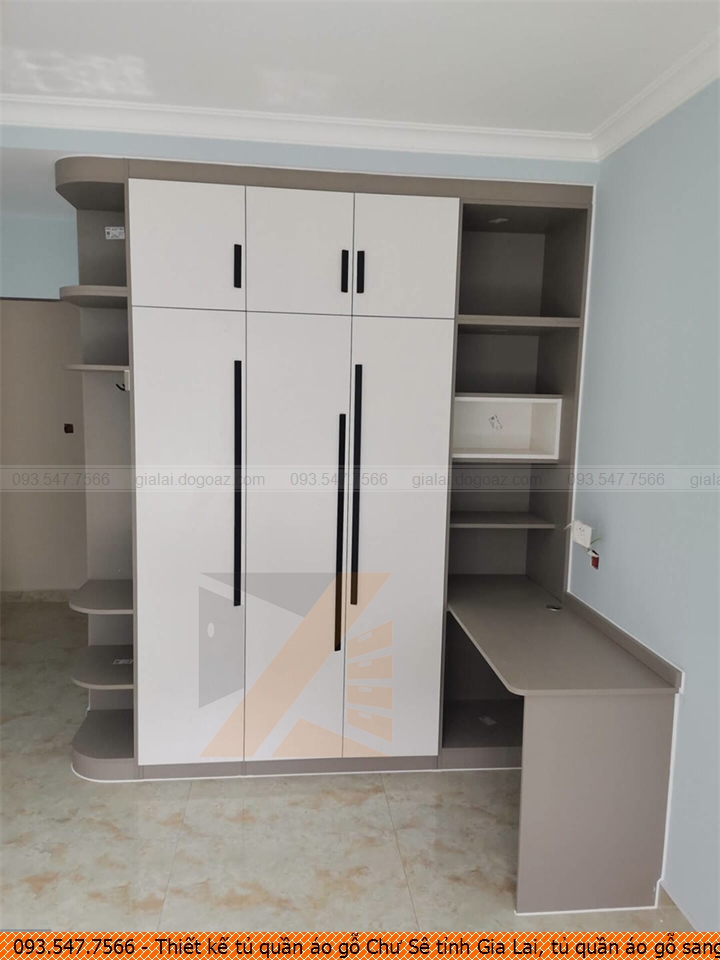 Thiết kế tủ quần áo gỗ Chư Sê tỉnh Gia Lai, tủ quần áo gỗ sang trọng Chư Sê tỉnh Gia Lai uy tín liên hệ 09.3547.7566