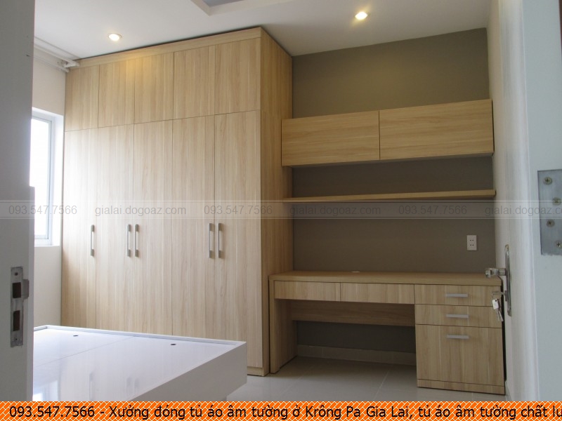 Xưởng đóng tủ áo âm tường ở Krông Pa Gia Lai, tủ áo âm tường chất lượng Krông Pa Gia Lai uy tín liên hệ Hotline 093-547-7566 011524583