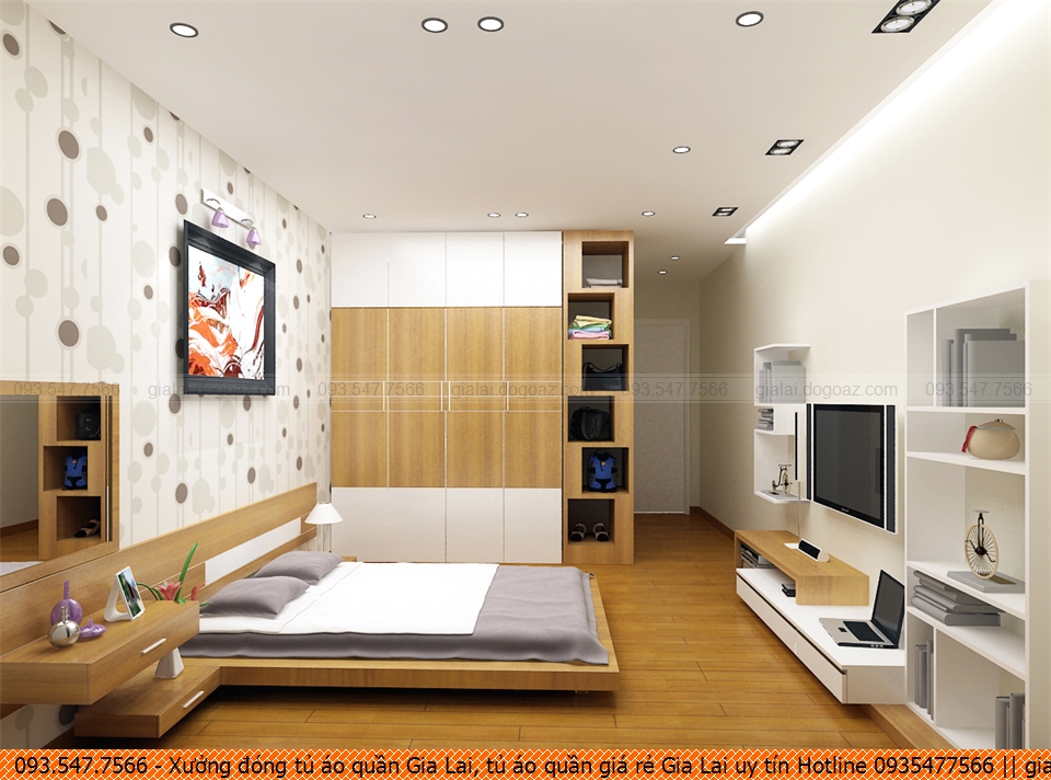Xưởng đóng tủ áo quần Gia Lai, tủ áo quần giá rẻ Gia Lai uy tín Hotline 0935477566