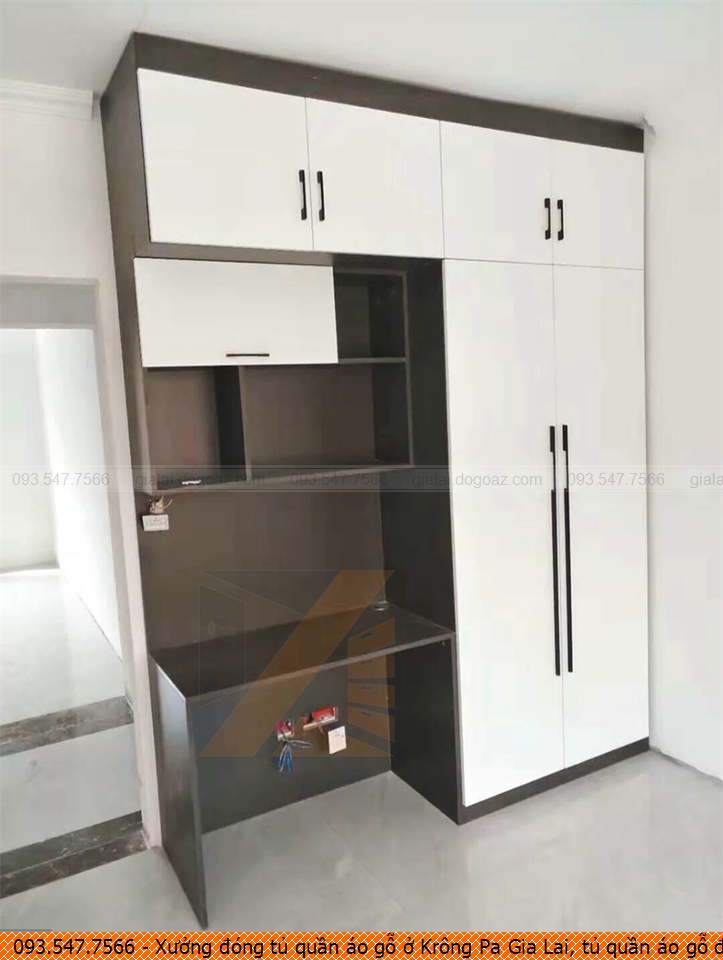 Xưởng đóng tủ quần áo gỗ ở Krông Pa Gia Lai, tủ quần áo gỗ đẹp Krông Pa Gia Lai chuyên nghiệp gọi SĐT 093-547-7566