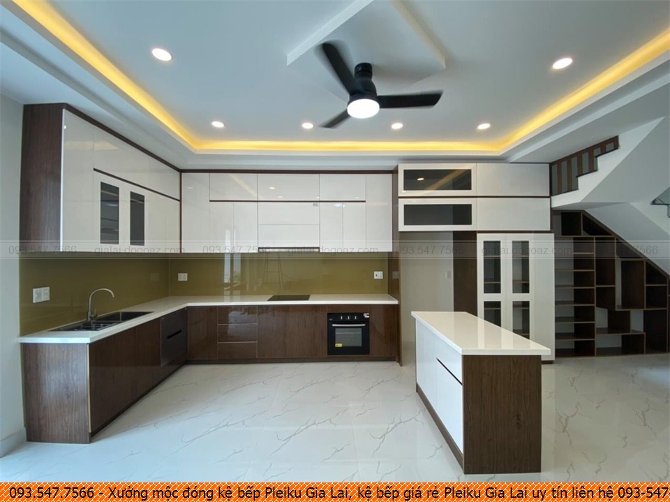 Xưởng mộc đóng kệ bếp Pleiku Gia Lai, kệ bếp giá rẻ Pleiku Gia Lai uy tín liên hệ 093-547-7566
