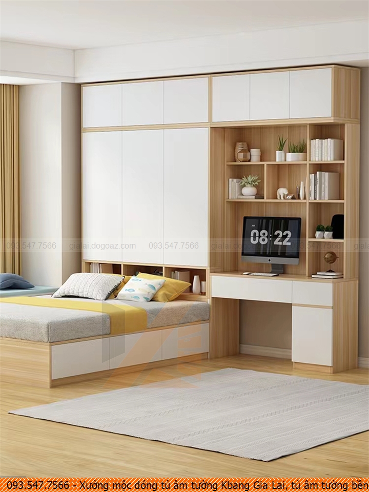 Xưởng mộc đóng tủ âm tường Kbang Gia Lai, tủ âm tường bền đẹp Kbang Gia Lai chuyên nghiệp gọi Hotline 09.3547.7566
