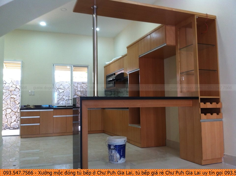 Xưởng mộc đóng tủ bếp ở Chư Pưh Gia Lai, tủ bếp giá rẻ Chư Pưh Gia Lai uy tín gọi 093.54.77.566