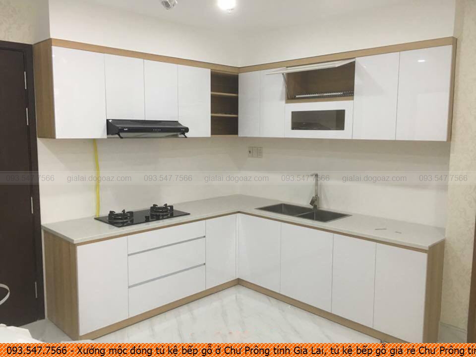 Xưởng mộc đóng tủ kệ bếp gỗ ở Chư Prông tỉnh Gia Lai, tủ kệ bếp gỗ giá rẻ Chư Prông tỉnh Gia Lai uy tín SĐT 0935477566