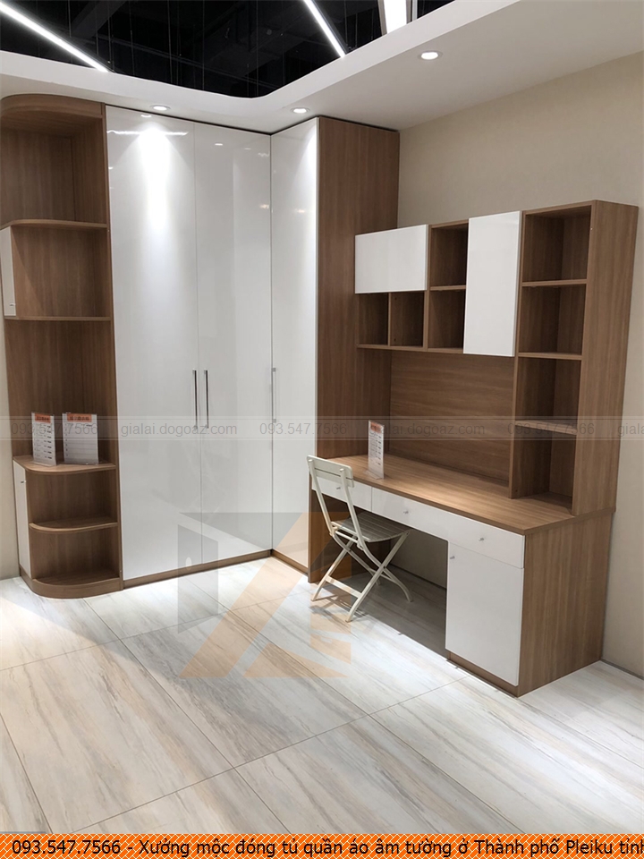 Xưởng mộc đóng tủ quần áo âm tường ở Thành phố Pleiku tỉnh Gia Lai, tủ quần áo âm tường sang trọng Thành phố Pleiku tỉnh Gia Lai uy tín 093-5477-566