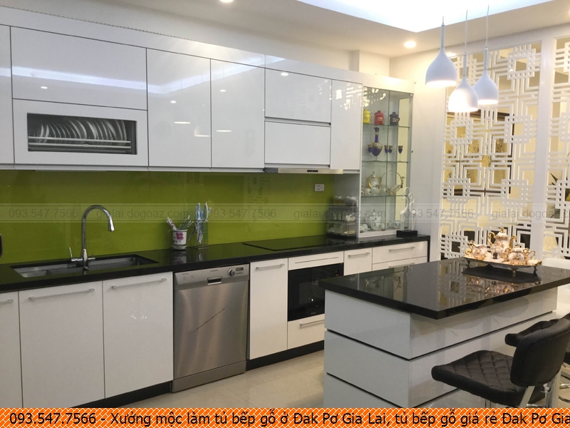 Xưởng mộc làm tủ bếp gỗ ở Đak Pơ Gia Lai, tủ bếp gỗ giá rẻ Đak Pơ Gia Lai uy tín liên hệ 093.54.77.566