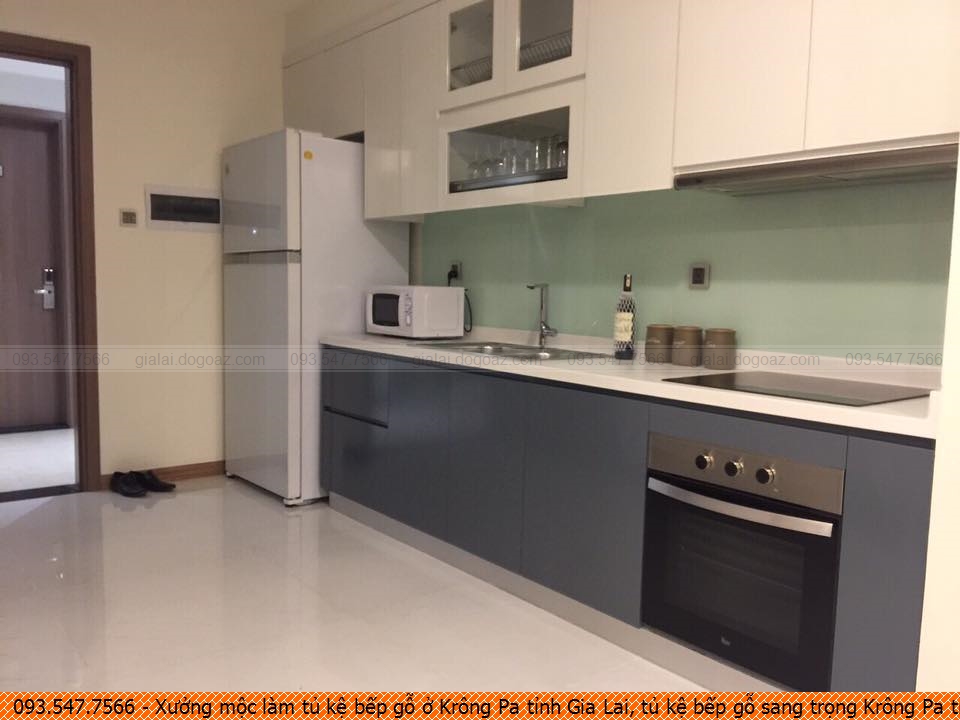 Xưởng mộc làm tủ kệ bếp gỗ ở Krông Pa tỉnh Gia Lai, tủ kệ bếp gỗ sang trọng Krông Pa tỉnh Gia Lai uy tín SĐT 09.3547.7566