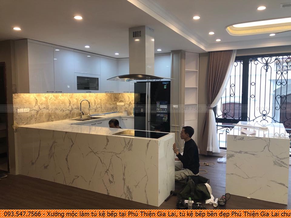 Xưởng mộc làm tủ kệ bếp tại Phú Thiện Gia Lai, tủ kệ bếp bền đẹp Phú Thiện Gia Lai chuyên nghiệp 093-5477-566