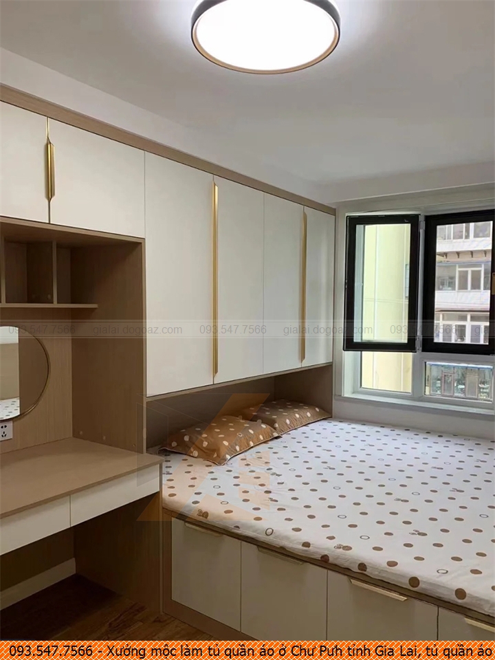 Xưởng mộc làm tủ quần áo ở Chư Pưh tỉnh Gia Lai, tủ quần áo giá rẻ Chư Pưh tỉnh Gia Lai uy tín gọi Hotline 09.3547.7566